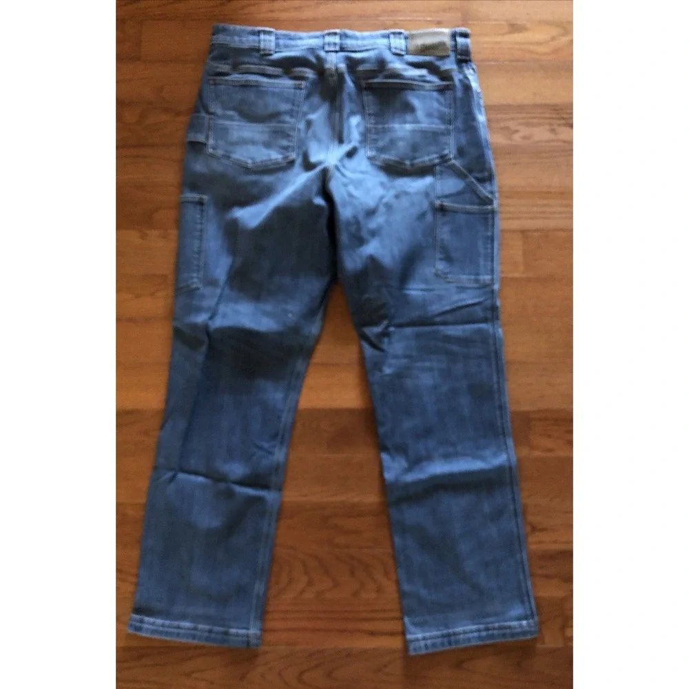Duluth Trading Co Flex Ballroom Jeans Blue Denim Mens 40x34 New Without Tags